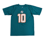 Youth Tyreek Hill Miami Dolphins Aqua Performance Jersey Tee - Pro Jersey Sports