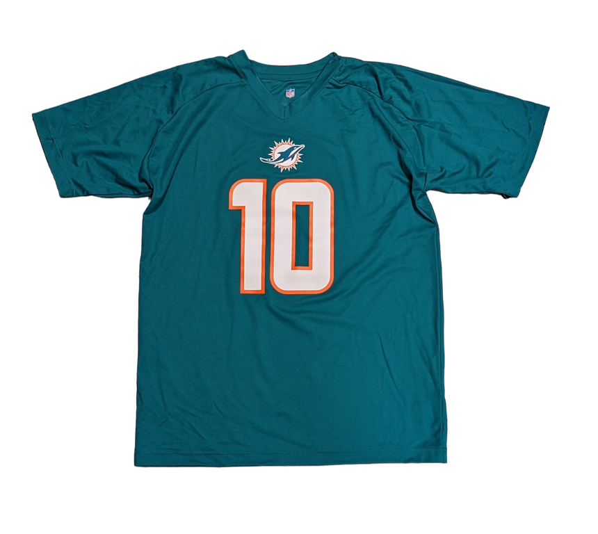 Youth Tyreek Hill Miami Dolphins Aqua Performance Jersey Tee - Pro Jersey Sports