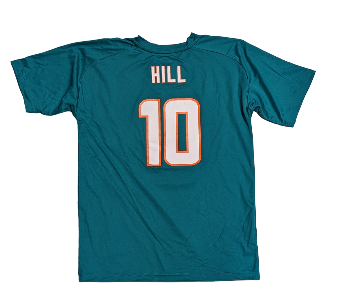 Youth Tyreek Hill Miami Dolphins Aqua Performance Jersey Tee - Pro Jersey Sports