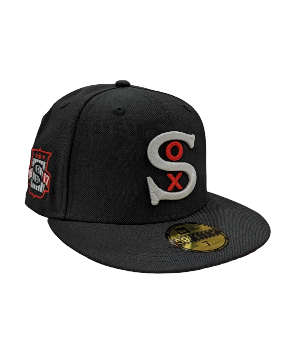 Chicago White Sox New Era Black 1917 59FIFTY Fitted Hat