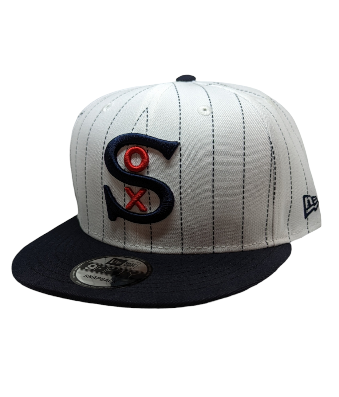 Chicago White Sox New Era 1917 2 Tone White Pinstripe/Navy 9FIFTY Snapback Adjustable Hat