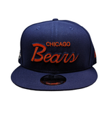 Mens Chicago Bears New Era Griswold Navy Super Bowl XX Side Patch 9FIFTY Snapback Hat - Pro Jersey Sports