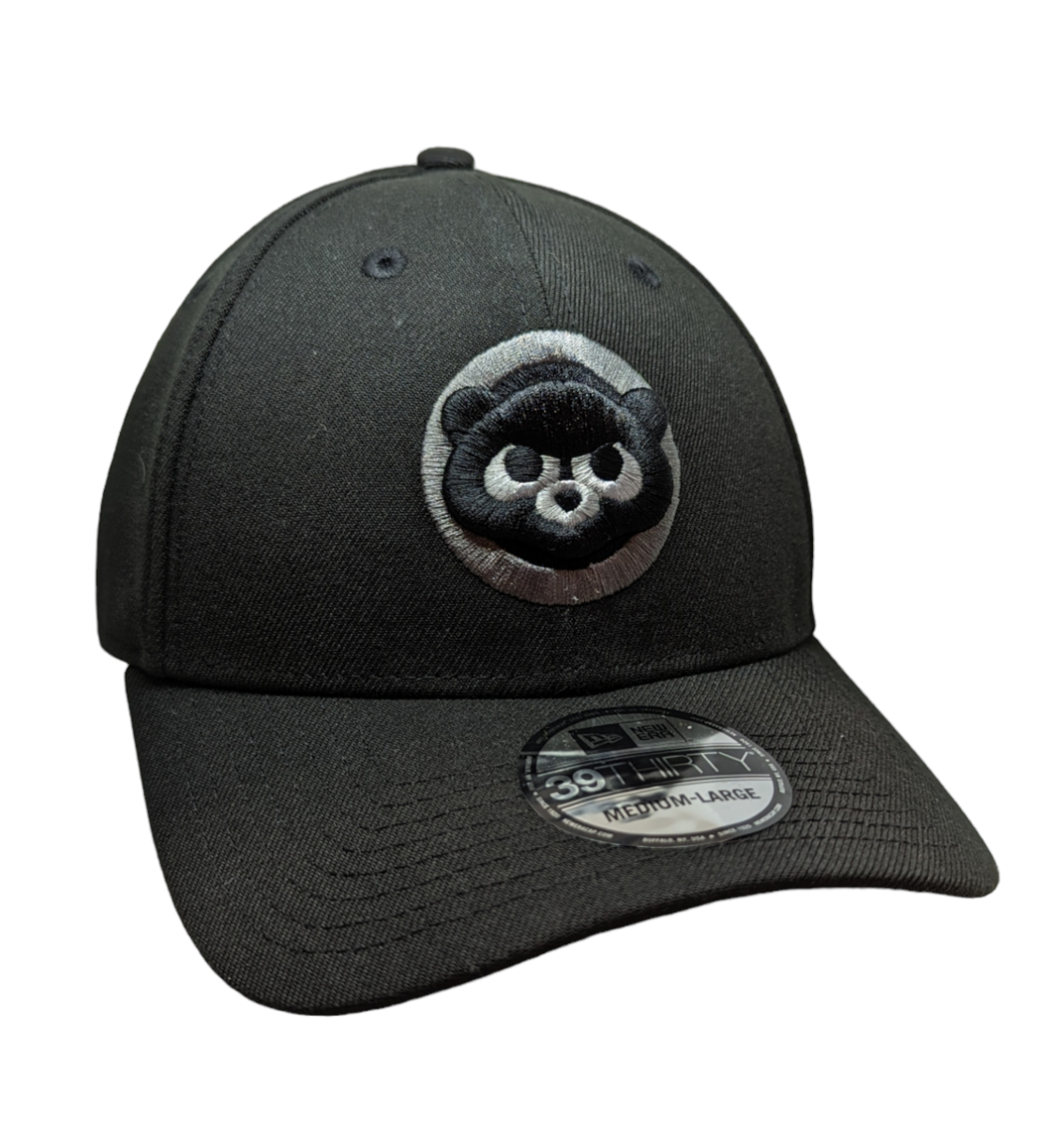 Chicago Cubs New Era Cooperstown Collection Black/Graphite 39THIRTY Flex Hat