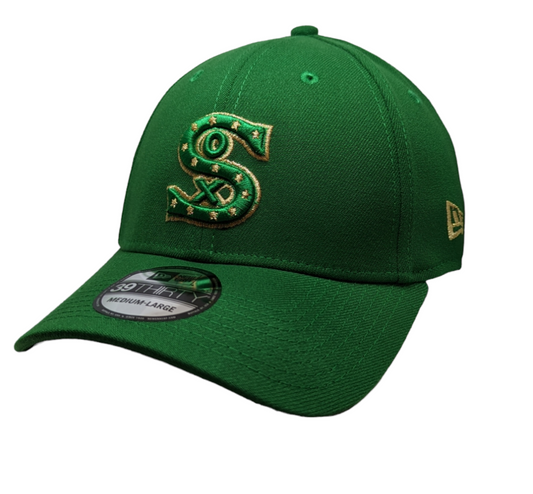 Chicago White Sox 1917 Halfway To St. Patrick's Day Kelly Green 39THIRTY Flex Fit New Era Hat