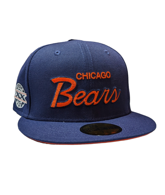 Chicago Bears Super Bowl XX Griswold/ Buddy Ryan Navy New Era 59FIFTY Fitted Hat