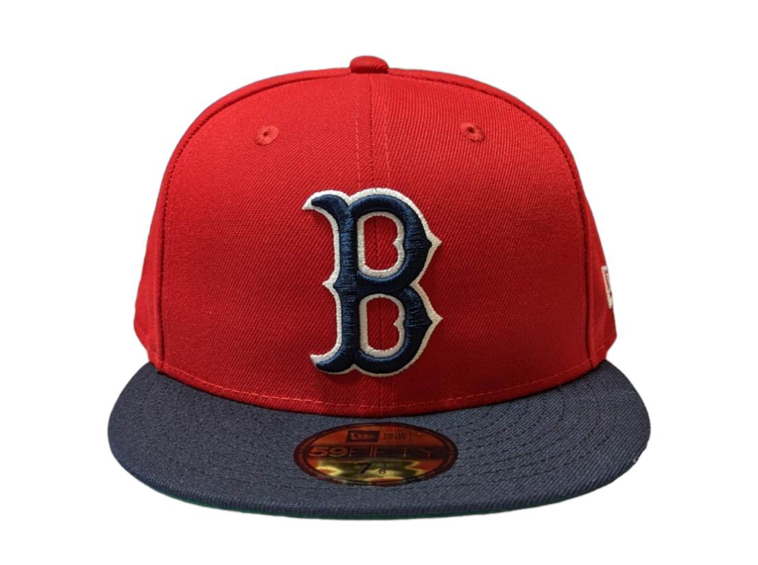 Boston Red Sox Cooperstown Collection 1975 New Era Classics 2 Tone Scarlet/Red 59FIFTY Fitted Hat