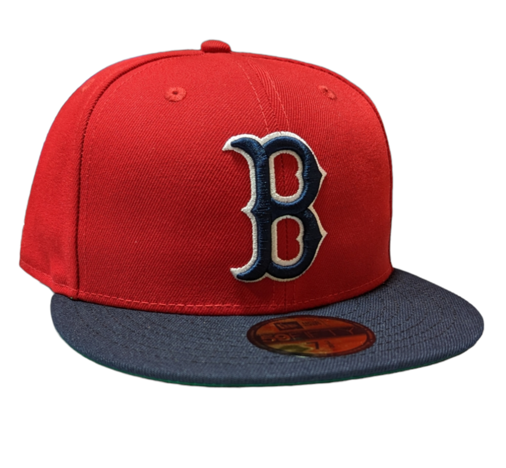 Boston Red Sox Cooperstown Collection 1975 New Era Classics 2 Tone Scarlet/Red 59FIFTY Fitted Hat