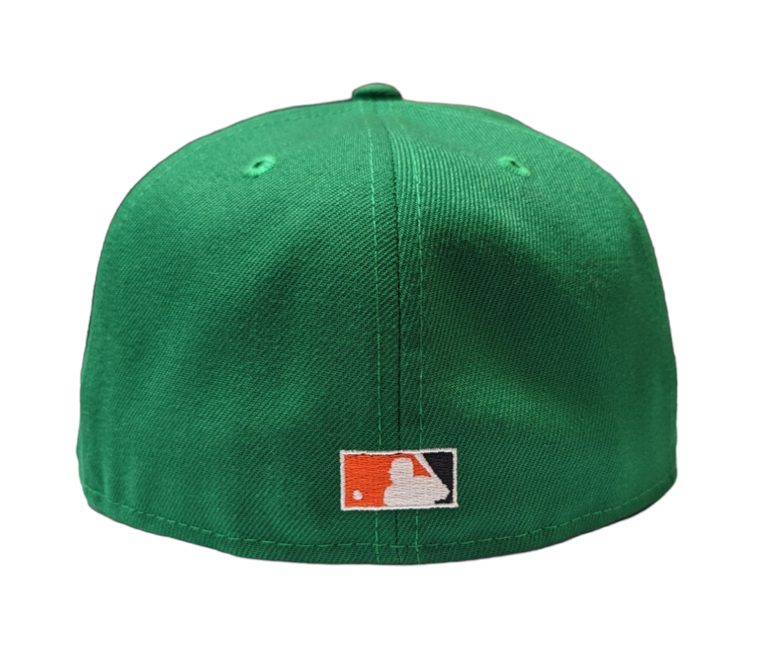 Chicago Cubs New Era Kelly Green/ Orange 59FIFTY Lucky Fitted Hat