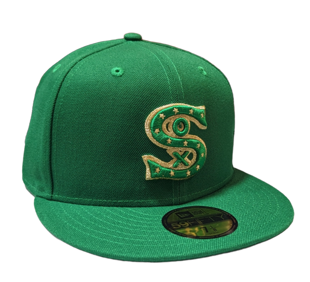 Chicago White Sox New Era Kelly Green 1917 Halfway To St. Patrick's Day 59FIFTY Fitted Hat