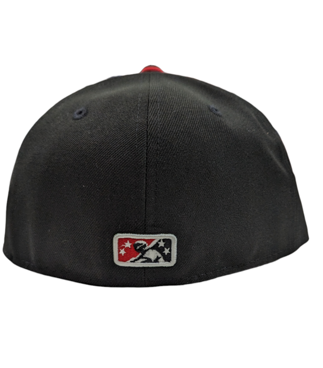 Mudville 9 MILB 2 Tone Black/Red Centerfield New Era 59FIFTY Fitted Hat