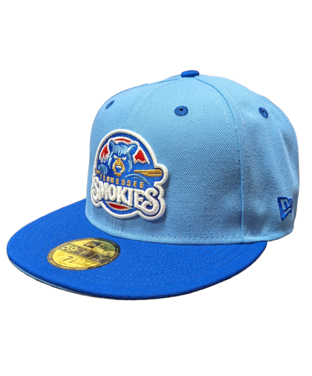 Tennessee Smokies MILB 2 Tone Sky Blue/Royal New Era 59FIFTY Fitted Hat