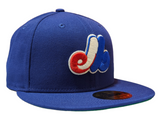 Montreal Expos Classic Royal Cooperstown 59FIFTY Fitted Hat - Pro Jersey Sports
