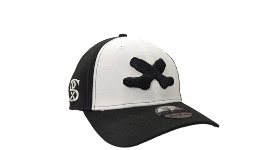 Chicago White Sox 1926 Cooperstown Collection Black And White 39THIRTY Flex Fit New Era Hat