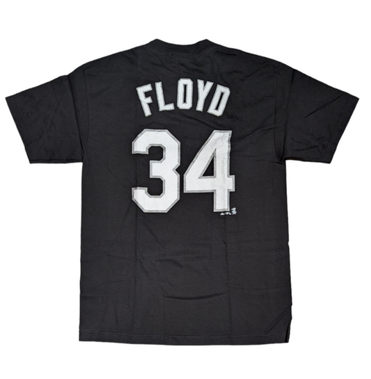 Men's Chicago White Sox Gavin Floyd Black Name and Number Player T-Shirt