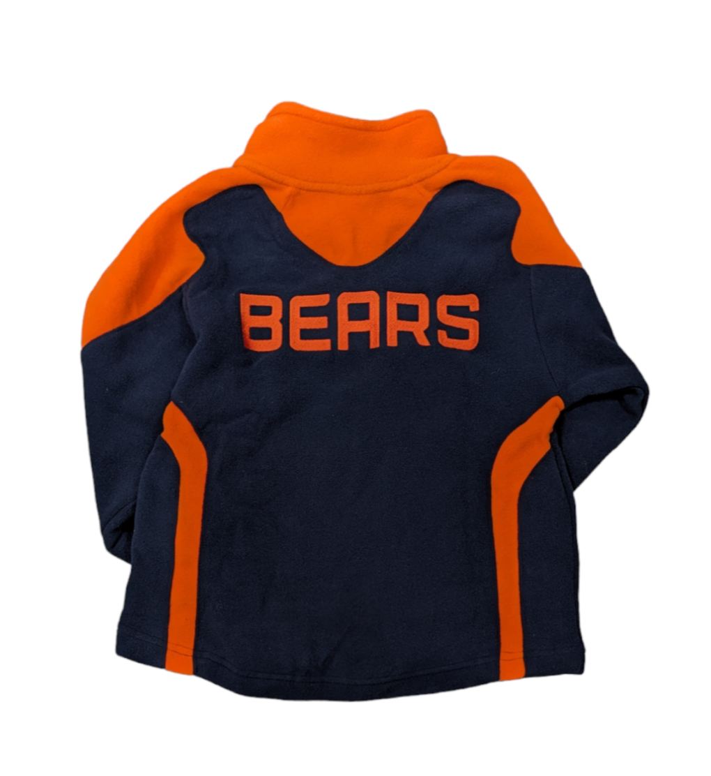 NFL Child Chicago Bears Navy Fleece 1/4 Zip