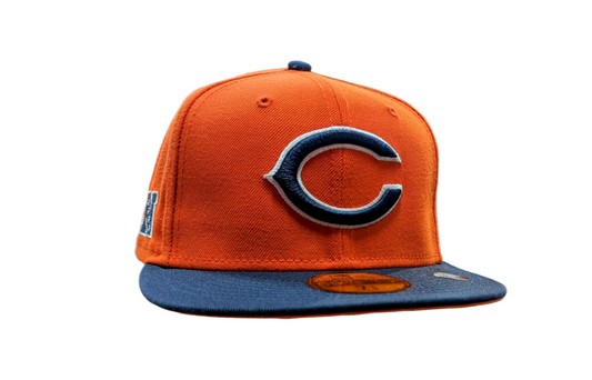 Chicago Bears 2 Tone Orange/Navy Alternate New Era 59FIFTY Fitted Hat