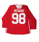 Men's Connor Bedard Chicago Blackhawks adidas Authentic Red Practice Jersey - Pro Jersey Sports