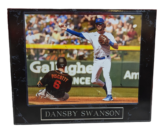 Dansby Swanson Chicago Cubs Wall Plaque