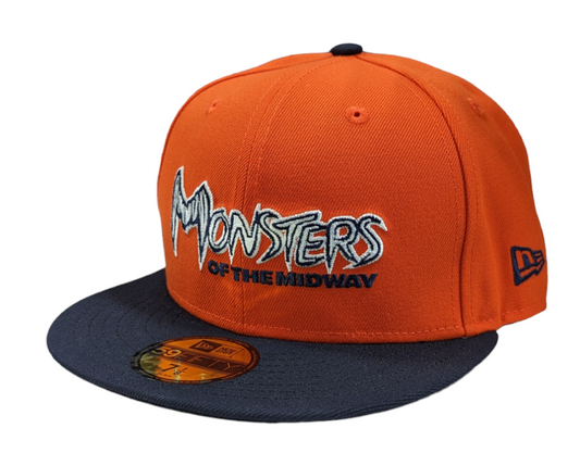 Chicago Bears New Era Gridiron Monsters 2 Tone Orange/Navy 59FIFTY Fitted Hat