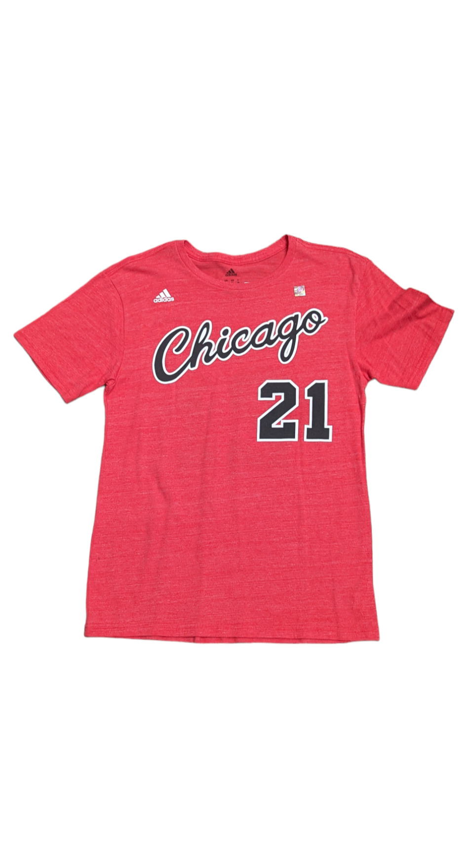 Mens Jimmy Butler Chicago Bulls Adidas Hardwood Classics Triblend Name And Number Tee