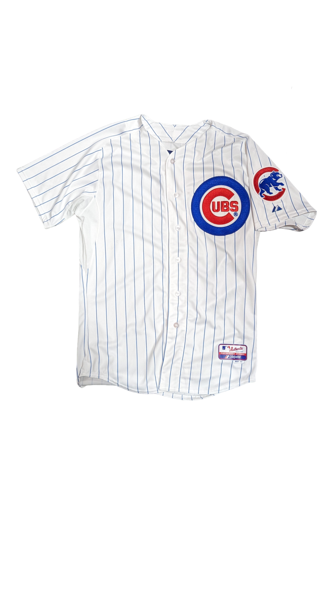 Men's Chicago Cubs Majestic Authentic White Home Cool Base Blank Jersey