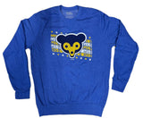 Men’s Chicago Cubs 1969 Logo Cooperstown Collection Triblend Fleece Crew Neck Sweatshirt - Pro Jersey Sports