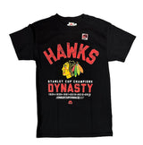 Men's Chicago Blackhawks Stanley Cup Champions Dynasty T-Shirt By Majestic - Pro Jersey Sports