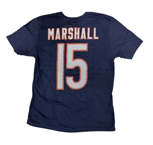Men's Chicago Bears Brandon Marshall Nike Navy Player Pride Name & Number T-Shirt