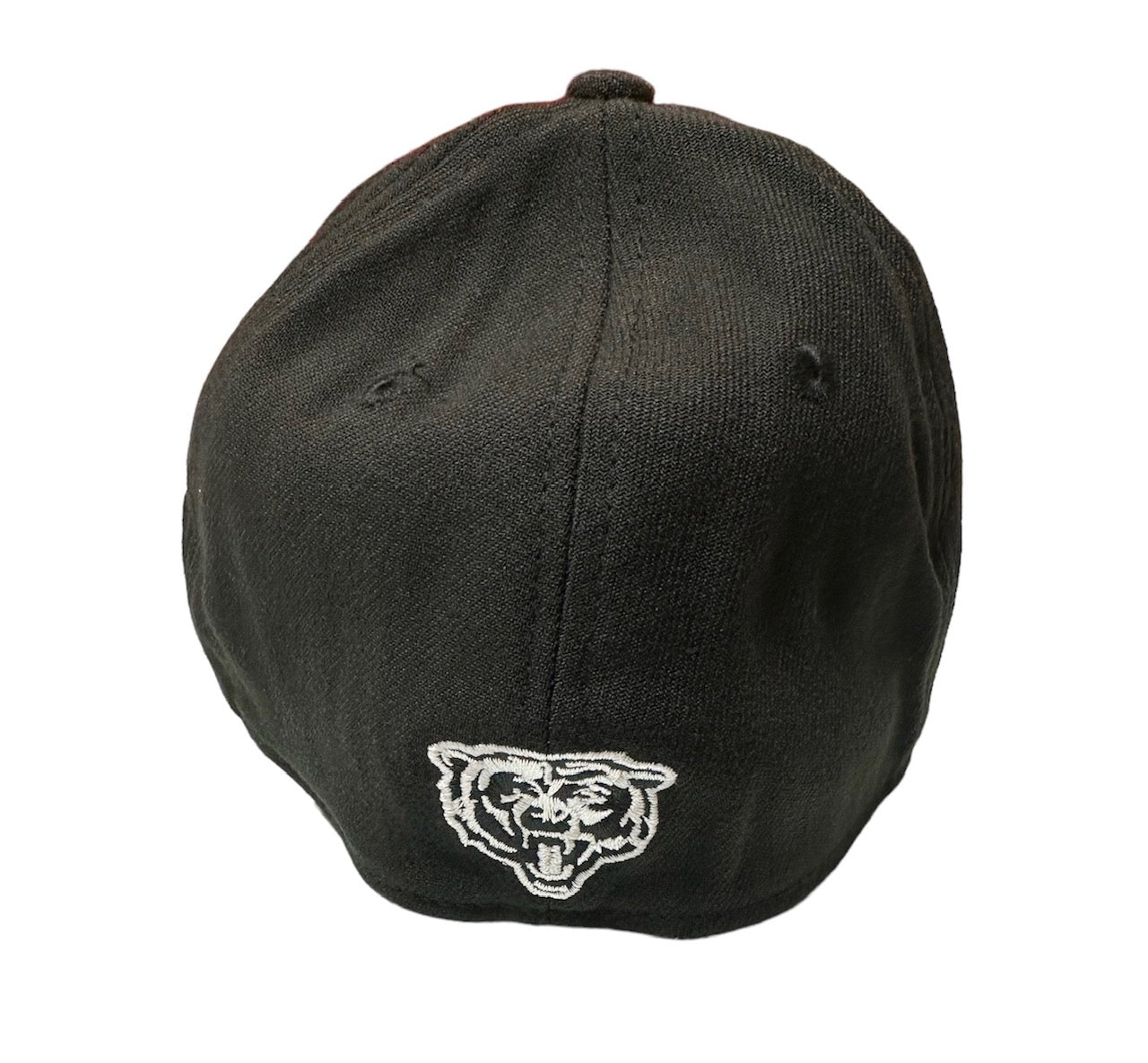 Men's Chicago Bears New Era Black Mascot Logo 2022 Sideline 39THIRTY Flex Hat
