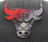 Chicago Bulls New Era Logo Fade 6X Black 59FIFTY Fitted Hat - Pro Jersey Sports