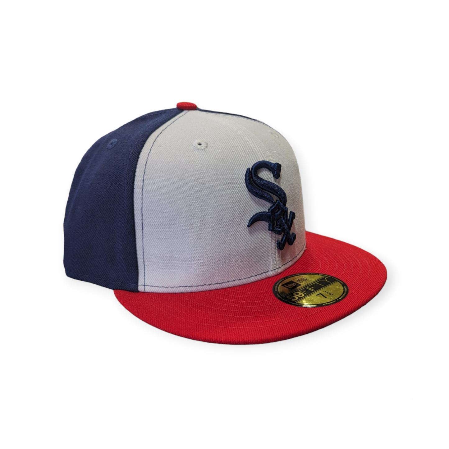 Chicago White Sox Red White Navy New Era 59FIFTY Fitted Hat