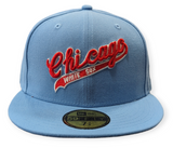 Chicago White Sox New Era Sky Blue Cooperstown Script 59FIFTY Fitted Hat - Pro Jersey Sports
