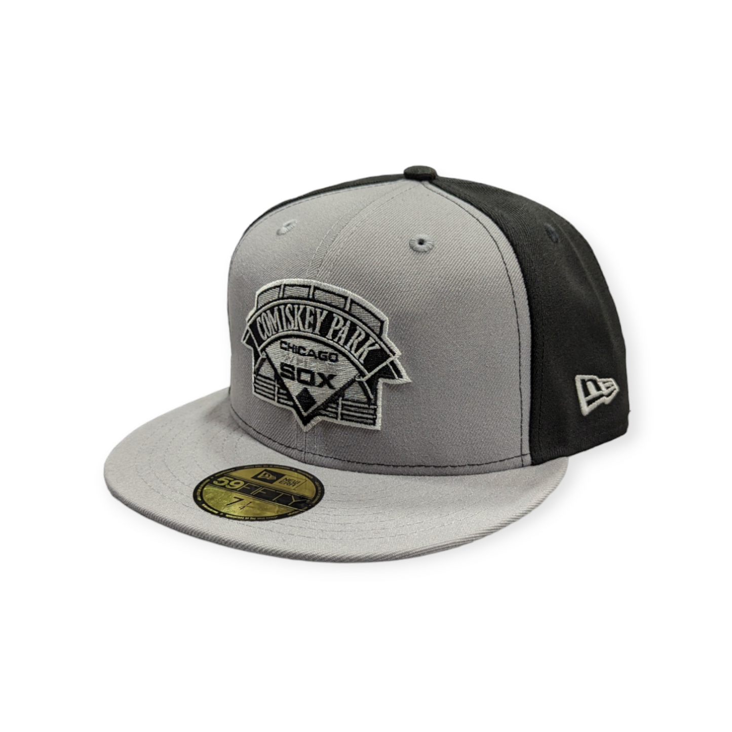 Chicago White Sox New Era Comiskey Park Gray/Black 59FIFTY Fitted Hat