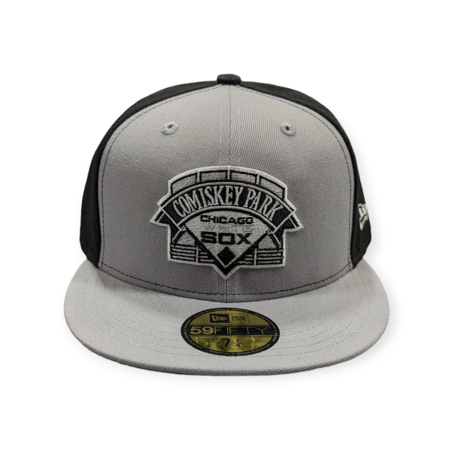 Chicago White Sox New Era Comiskey Park Gray/Black 59FIFTY Fitted Hat