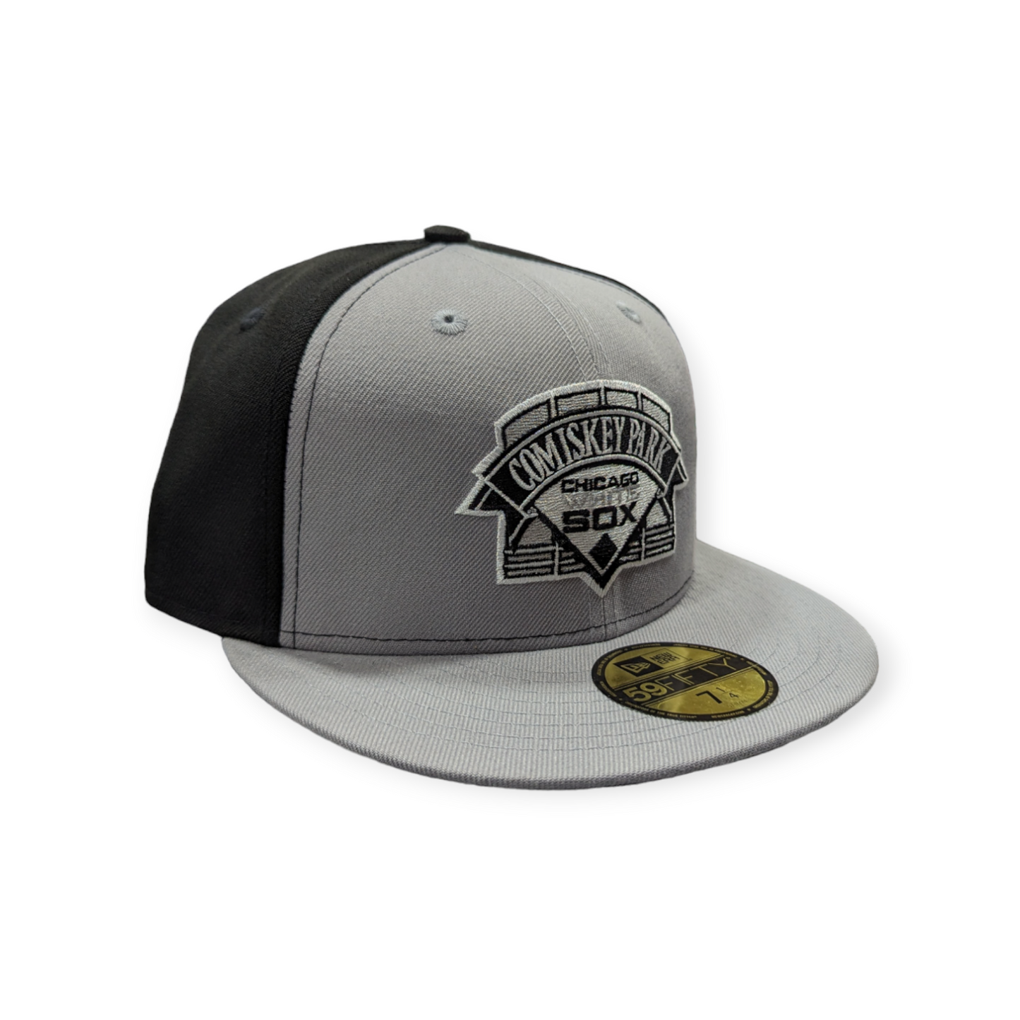 Chicago White Sox New Era Comiskey Park Gray/Black 59FIFTY Fitted Hat