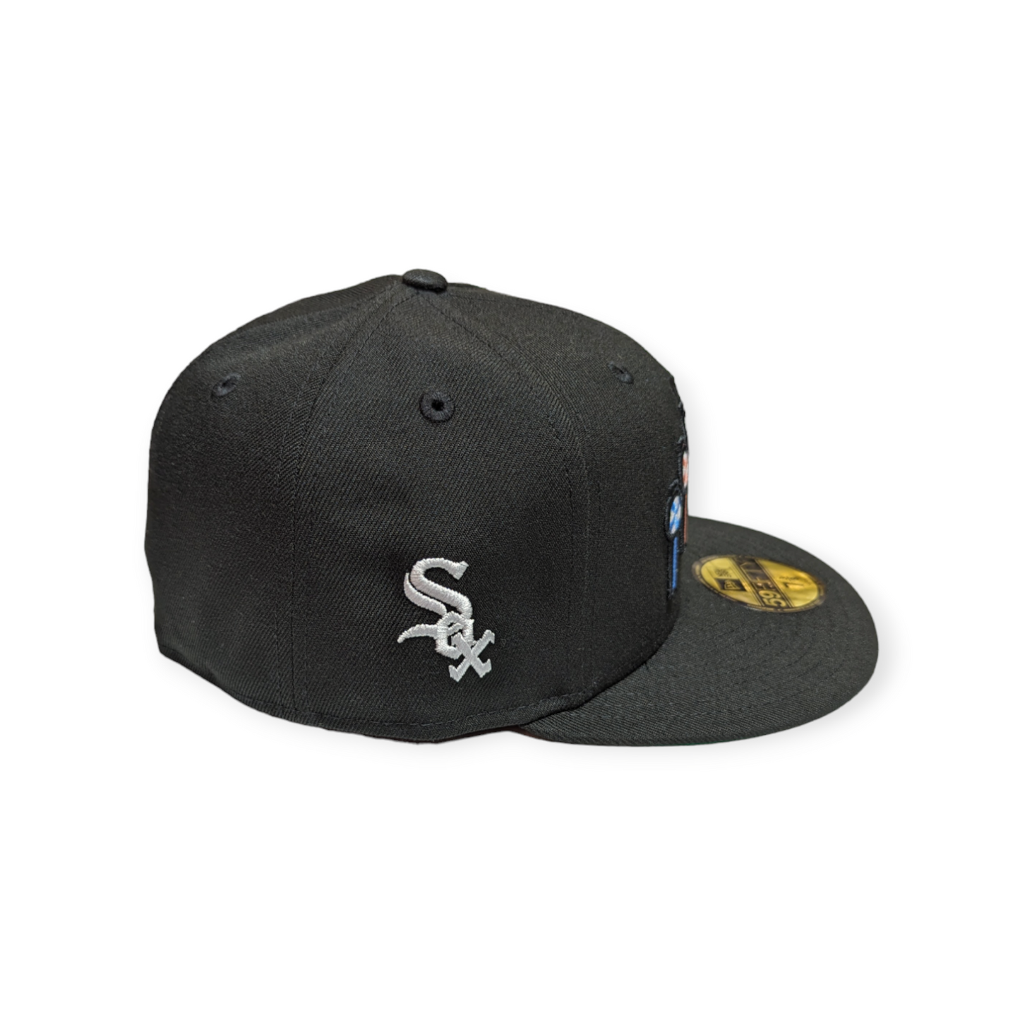 Chicago White Sox New Era Black Pinwheels 59FIFTY Fitted Hat