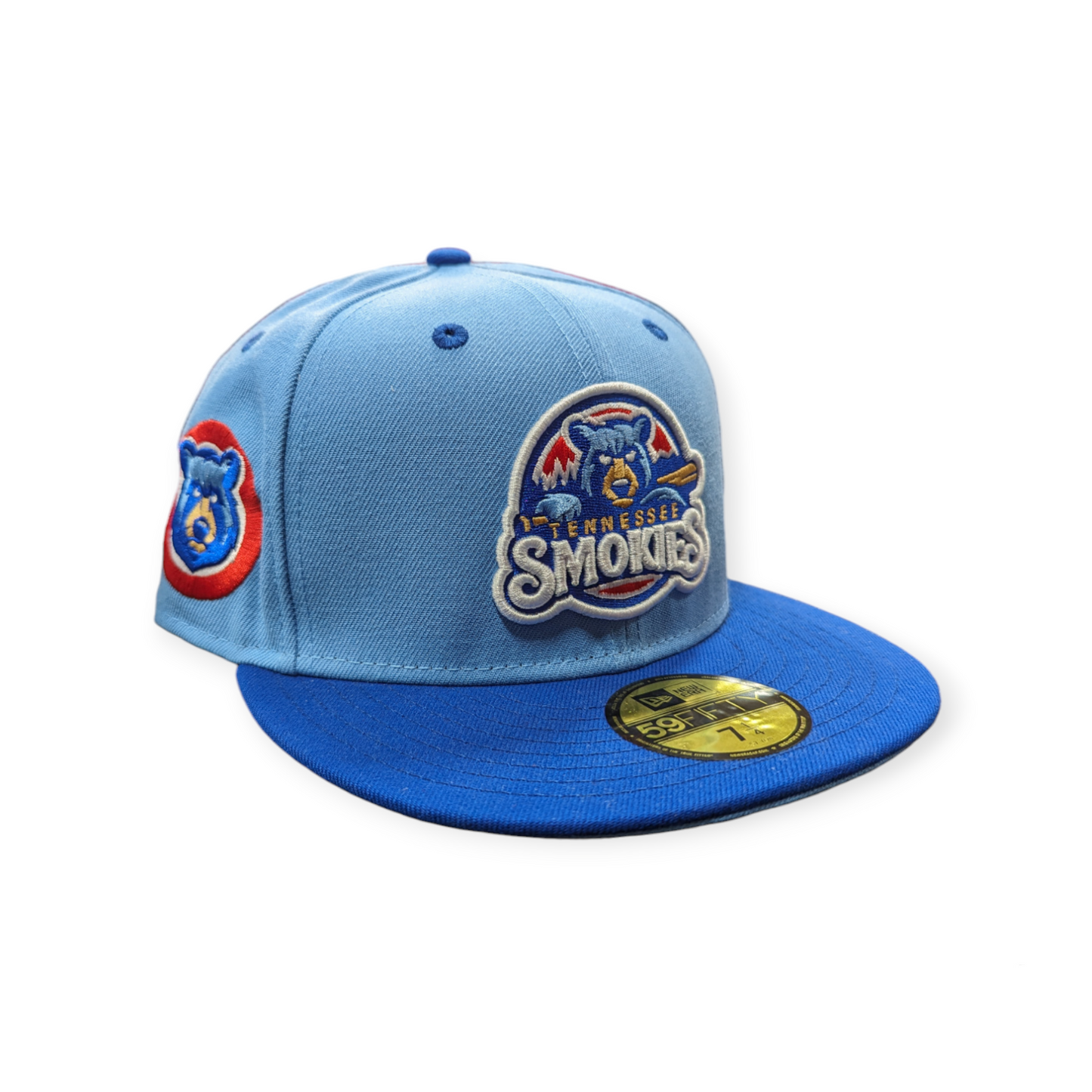 Tennessee Smokies MILB 2 Tone Sky Blue/Royal New Era 59FIFTY Fitted Hat