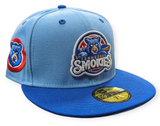 Tennessee Smokies MILB 2 Tone Sky Blue/Royal New Era 59FIFTY Fitted Hat - Pro Jersey Sports