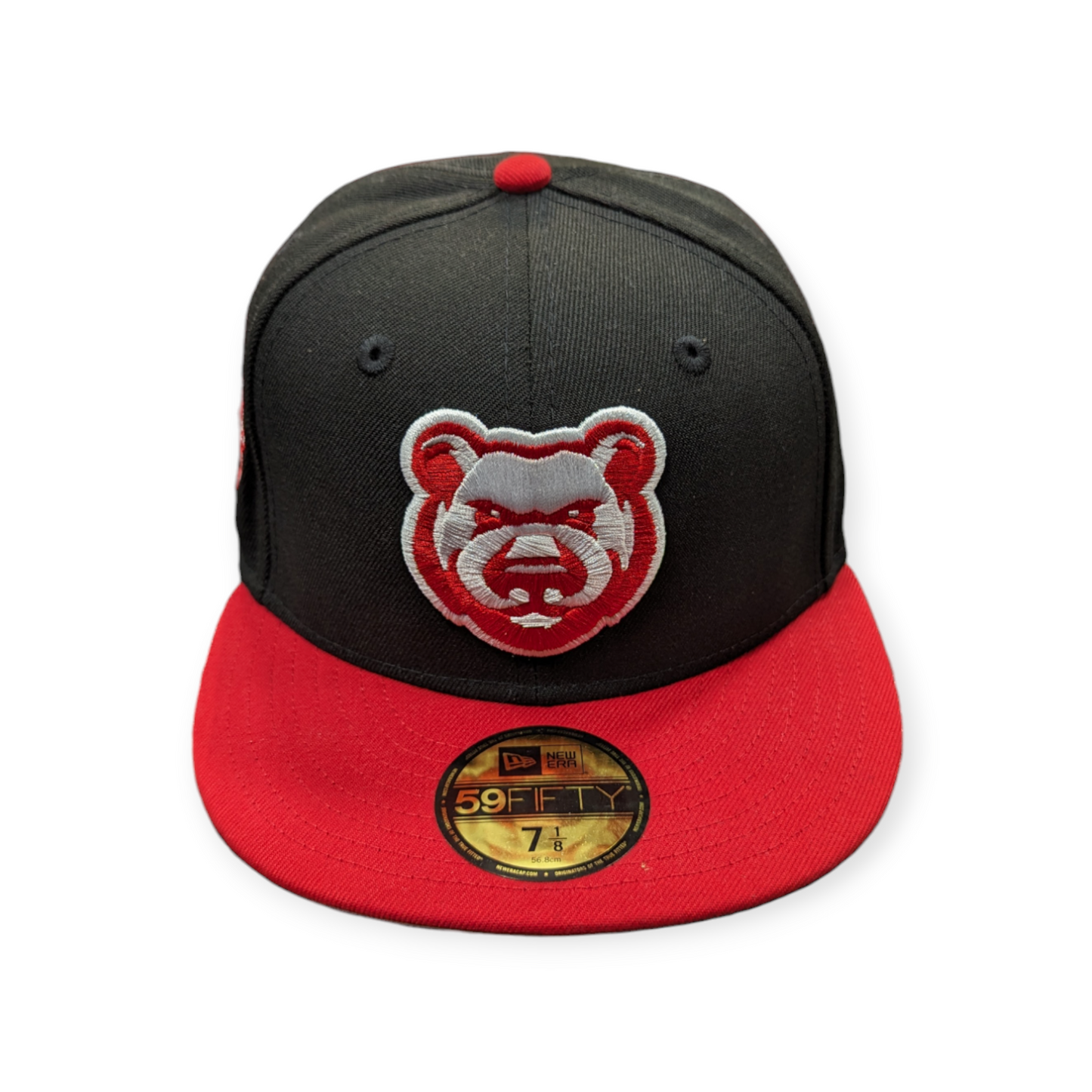 Iowa Cubs New Era MILB 2 Tone Black/Red Inspired Rock Pack 59FIFTY Fitted Hat