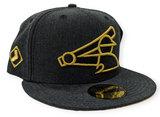 Chicago White Sox New Era Heather Black/Gold 59FIFTY Fitted Hat - Pro Jersey Sports