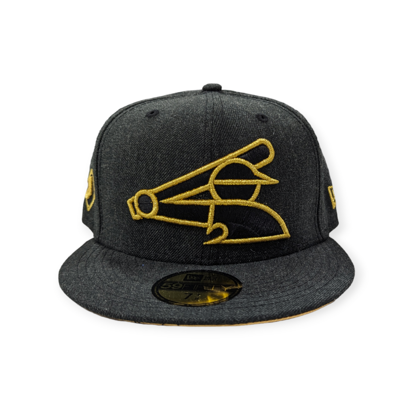 Chicago White Sox New Era Heather Black/Gold 59FIFTY Fitted Hat