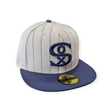 Chicago White Sox 1917 New Era Cooperstown Classics White/Navy 59FIFTY Fitted Hat - Pro Jersey Sports