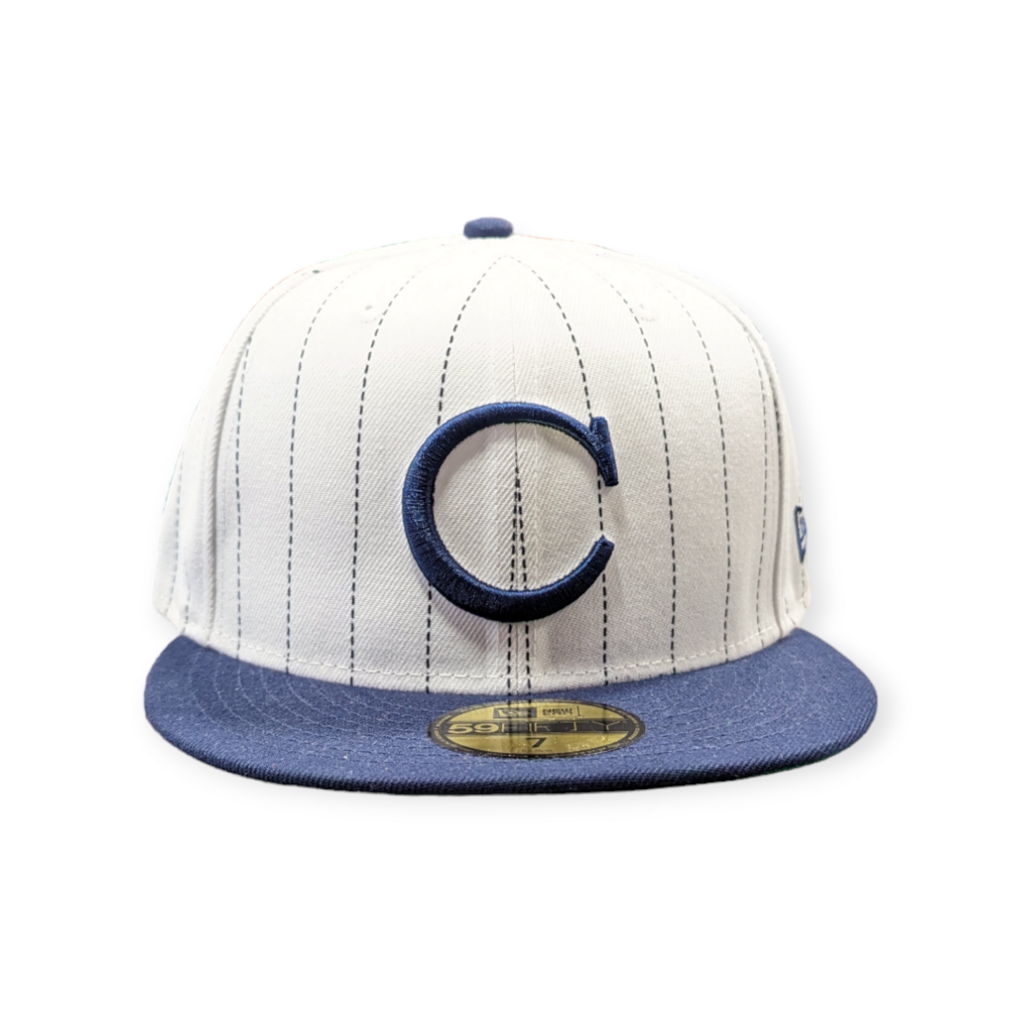 Chicago White Sox 1906 New Era Cooperstown Classics White/Navy Pinstripe 59FIFTY Fitted Hat