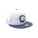 Chicago White Sox 1906 New Era Cooperstown Classics White/Navy Pinstripe 59FIFTY Fitted Hat - Pro Jersey Sports