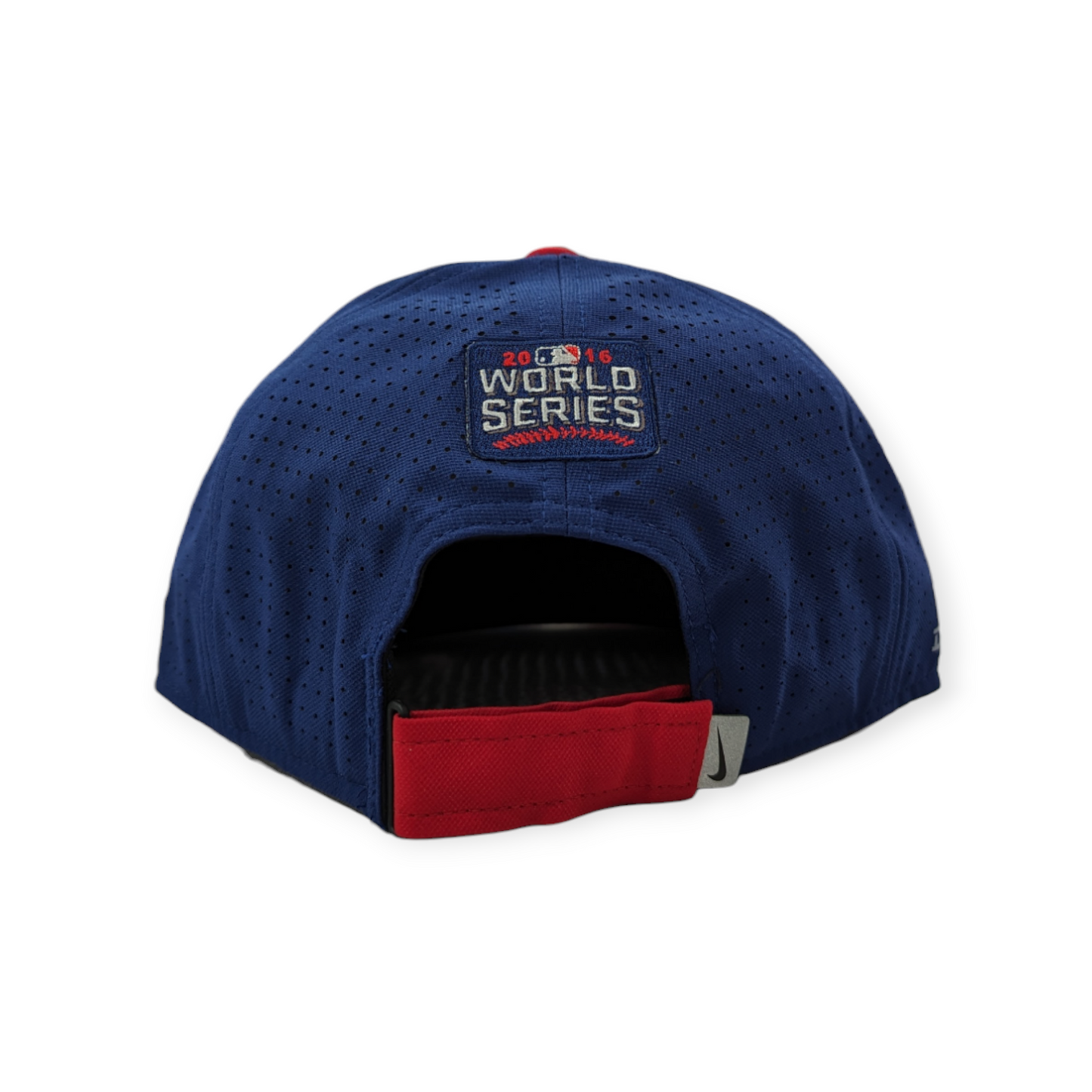 NIKE Chicago Cubs 2016 World Series 2 Tone Deep Royal/Red Aero True Adjustable Dri-Fit Performance Hat