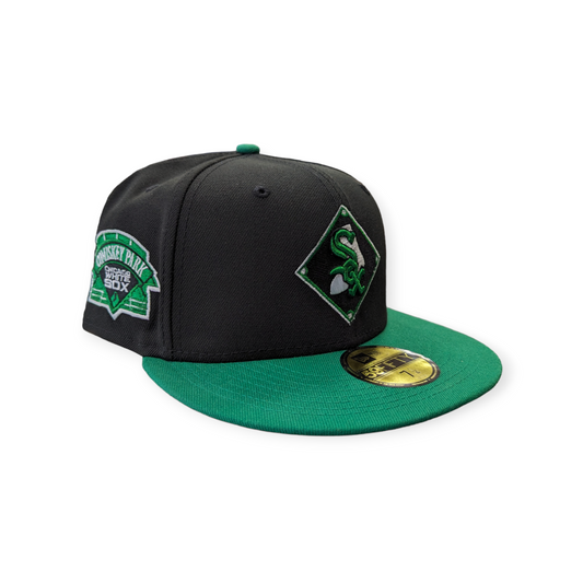 Chicago White Sox New Era 2 Tone Prime Diamond Black/Green 59FIFTY Fitted Hat