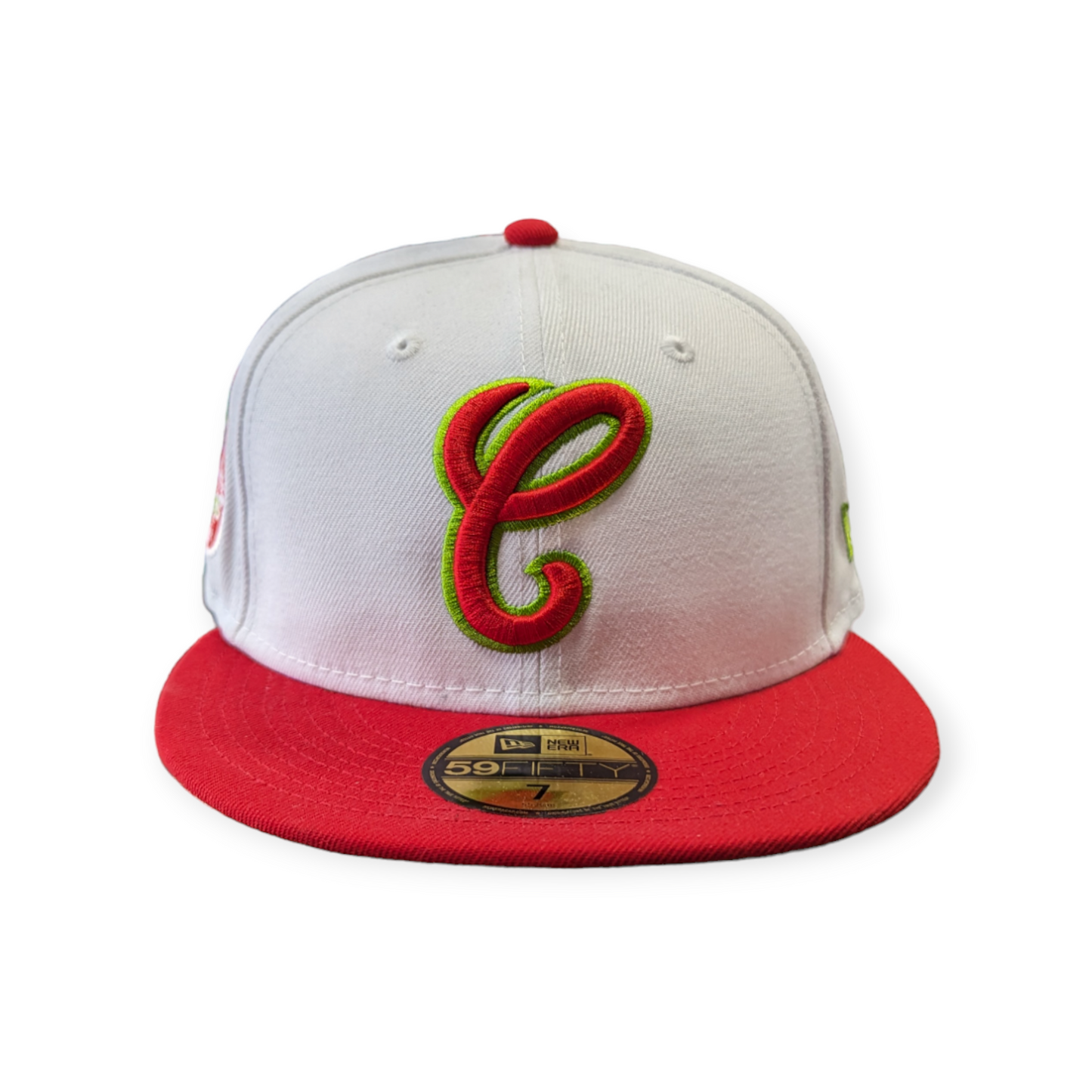 Chicago White Sox New Era White/Red/Lime 59FIFTY Fitted Hat