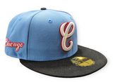 Chicago White Sox 2 Tone Blue/Black 1987 New Era 59Fifty Fitted Hat - Pro Jersey Sports