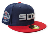 Chicago White Sox 1983 Road 75 Years Navy/Red New Era 59FIFTY Fitted Hat - Pro Jersey Sports