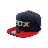 Chicago White Sox 1983 Road 75 Years Navy/Red New Era 59FIFTY Fitted Hat - Pro Jersey Sports